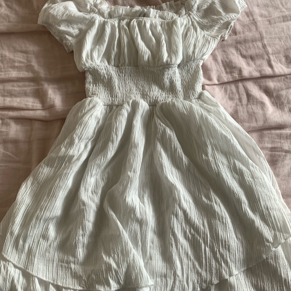 White babydoll dress